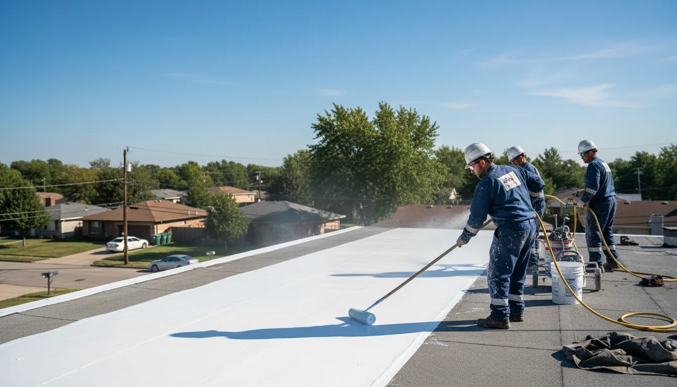 Commercial roof coating in Switz City, IN near me